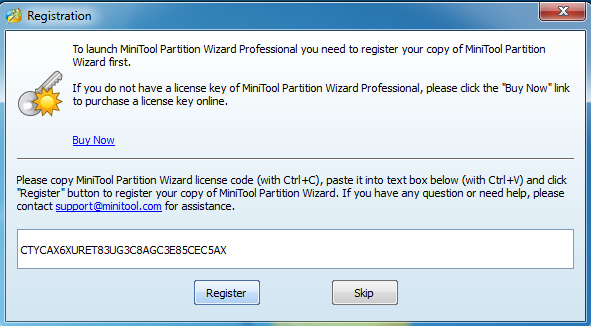 minitool partition wizard license key